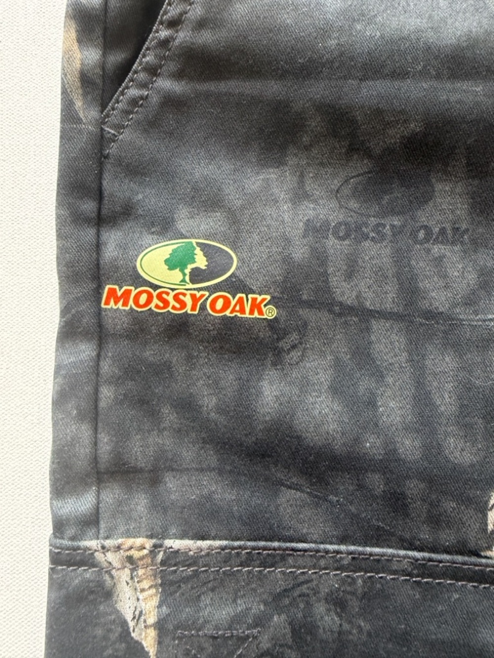 NWT Men's Mossy Oak Camouflage Cargo Pants in Dark Gray and Brown 2XL 44/46 (KB4 - Picture 4 of 8